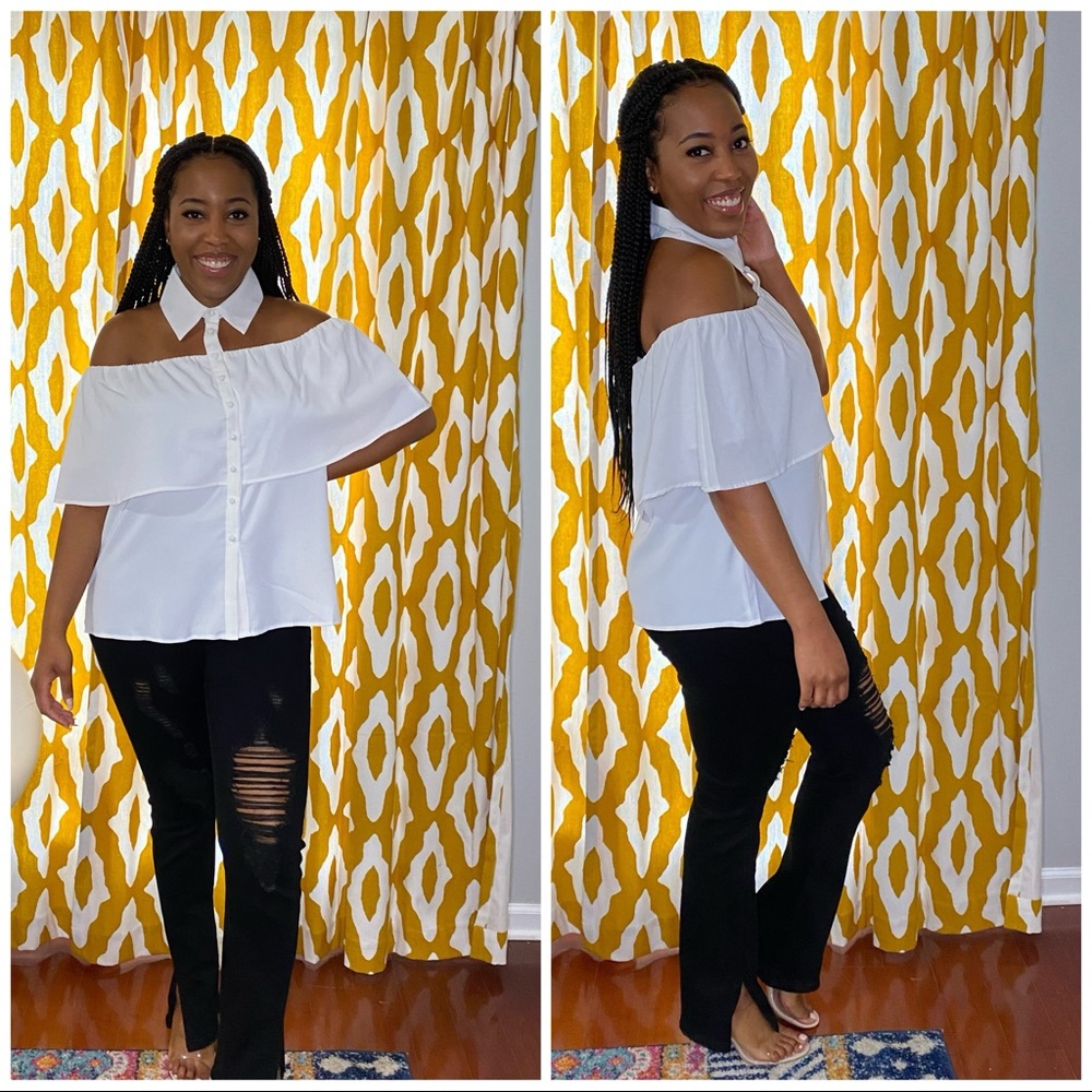 “All buttoned up”,play on the classic button up